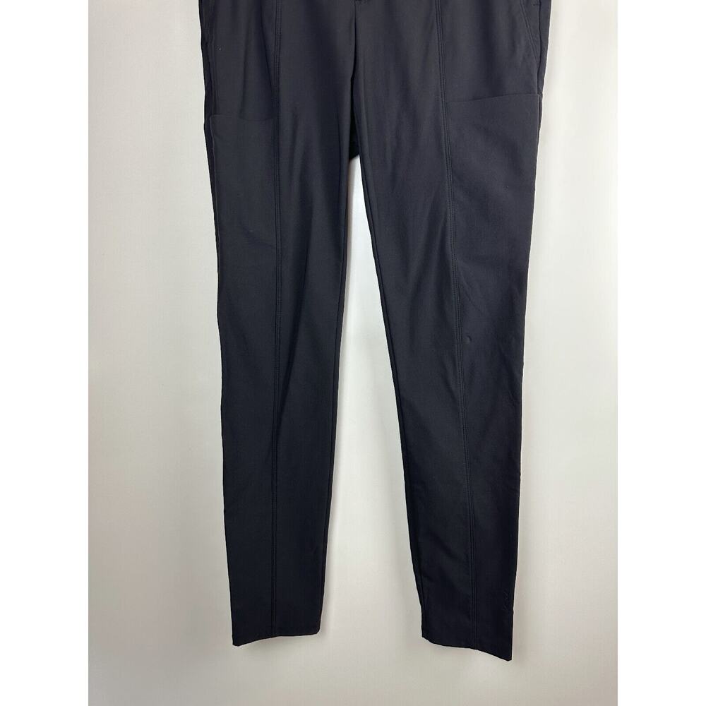 Athleta Wander Stash Skinny Pants Black Nylon Stretch Slim Fit Women's Size 4 - Picture 12 of 12